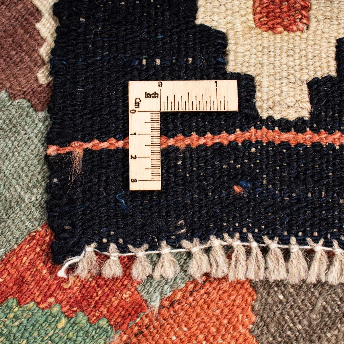 Dywan Kelim - Splash - 196 x 149 cm - wielokolorowy