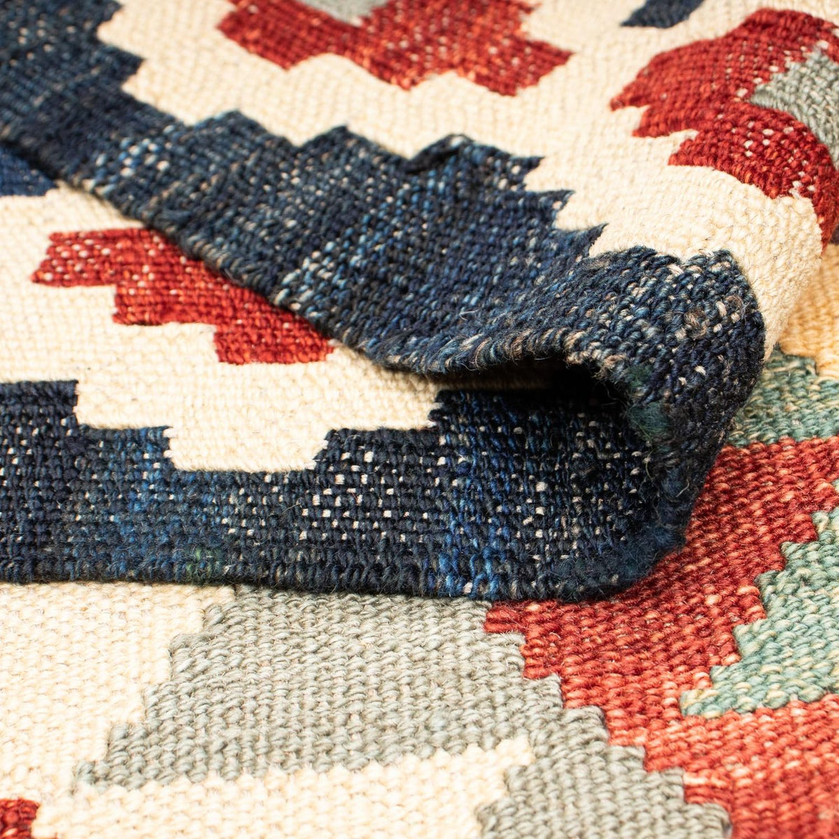 Dywan Kelim - Splash - 203 x 153 cm - wielokolorowy