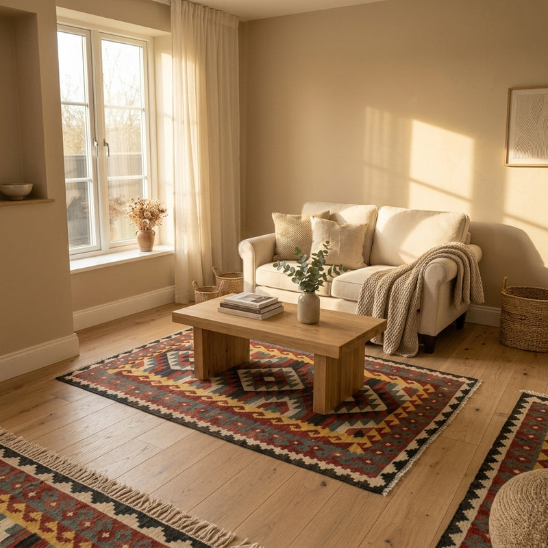 Kilim Maimana Dywan 260x137cm - Dywan wełniany
