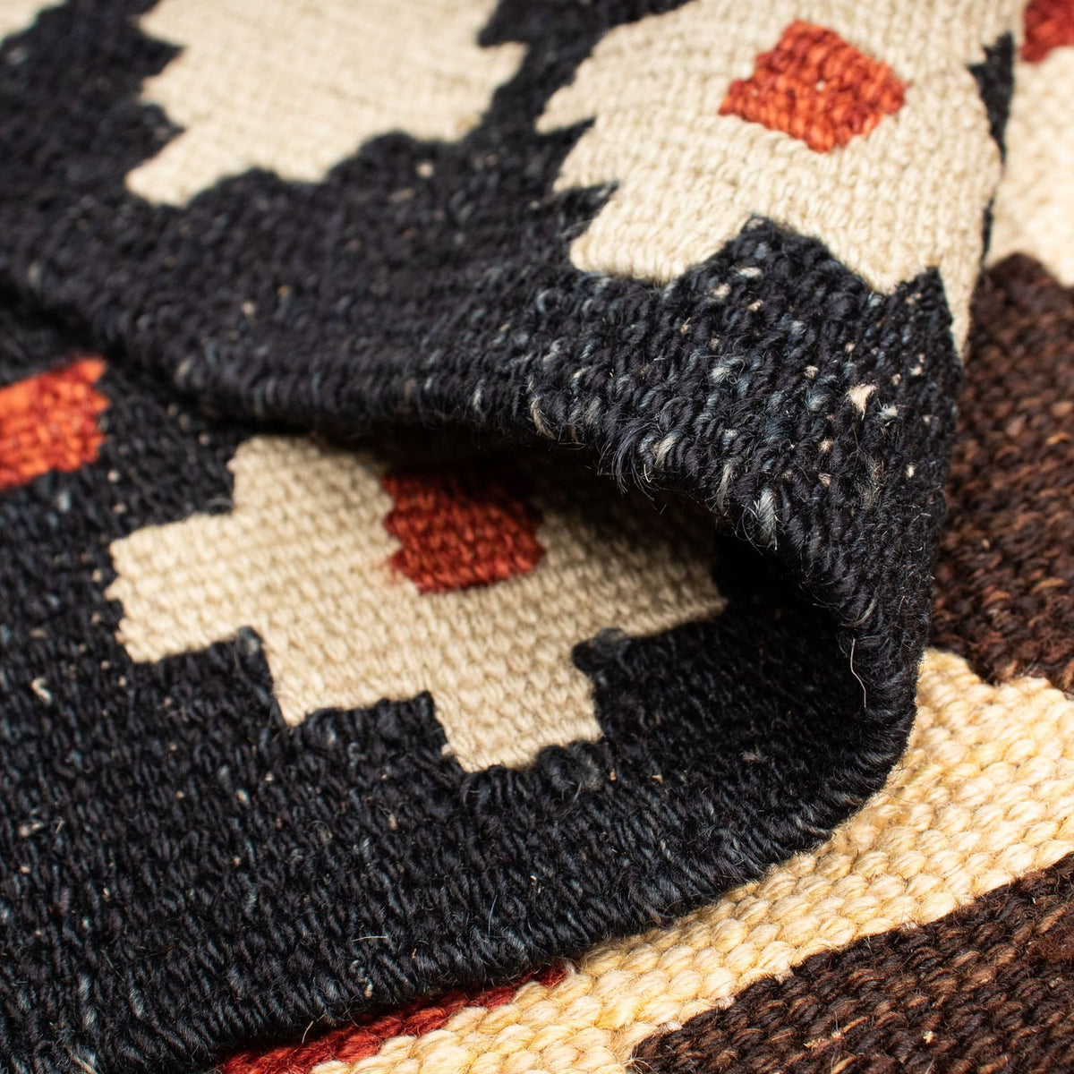 Dywan Kelim - Splash - 206 x 123 cm - wielokolorowy