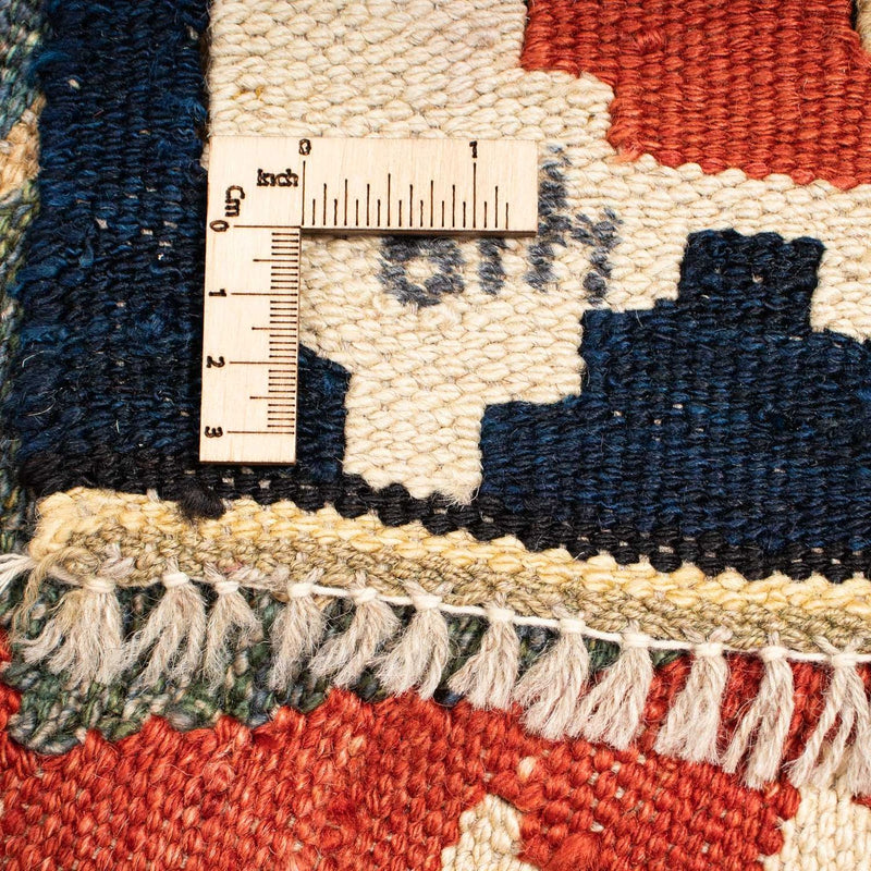 Dywan Kelim - Splash - 189 x 152 cm - wielokolorowy