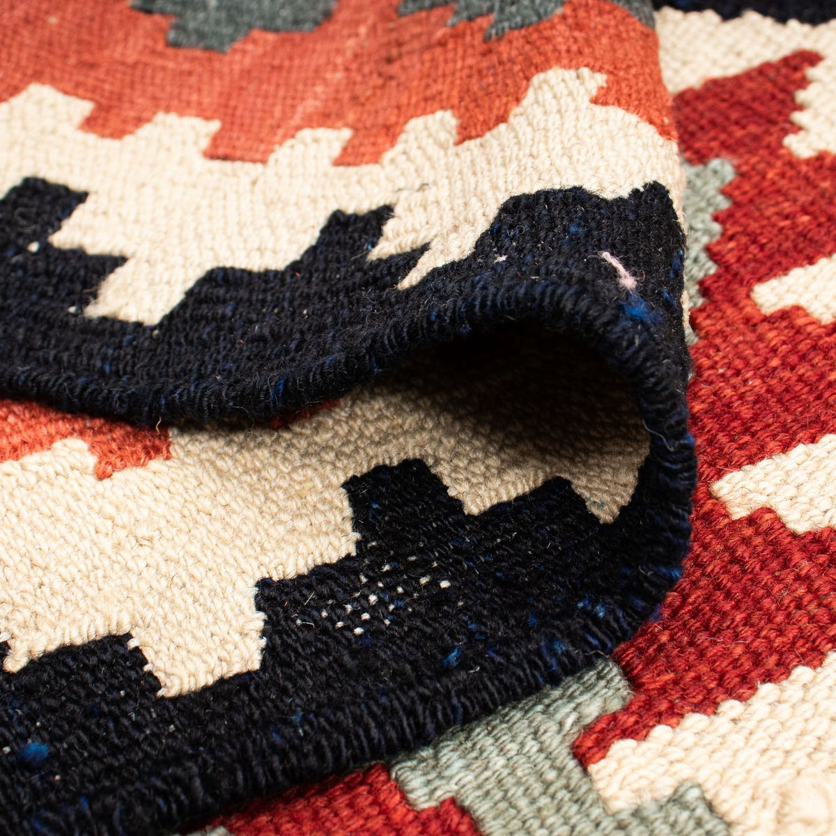 Dywan Kelim - Splash - 207 x 132 cm - wielokolorowy