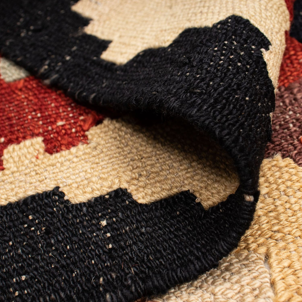 Dywan Kelim - Splash - 202 x 151 cm - wielokolorowy