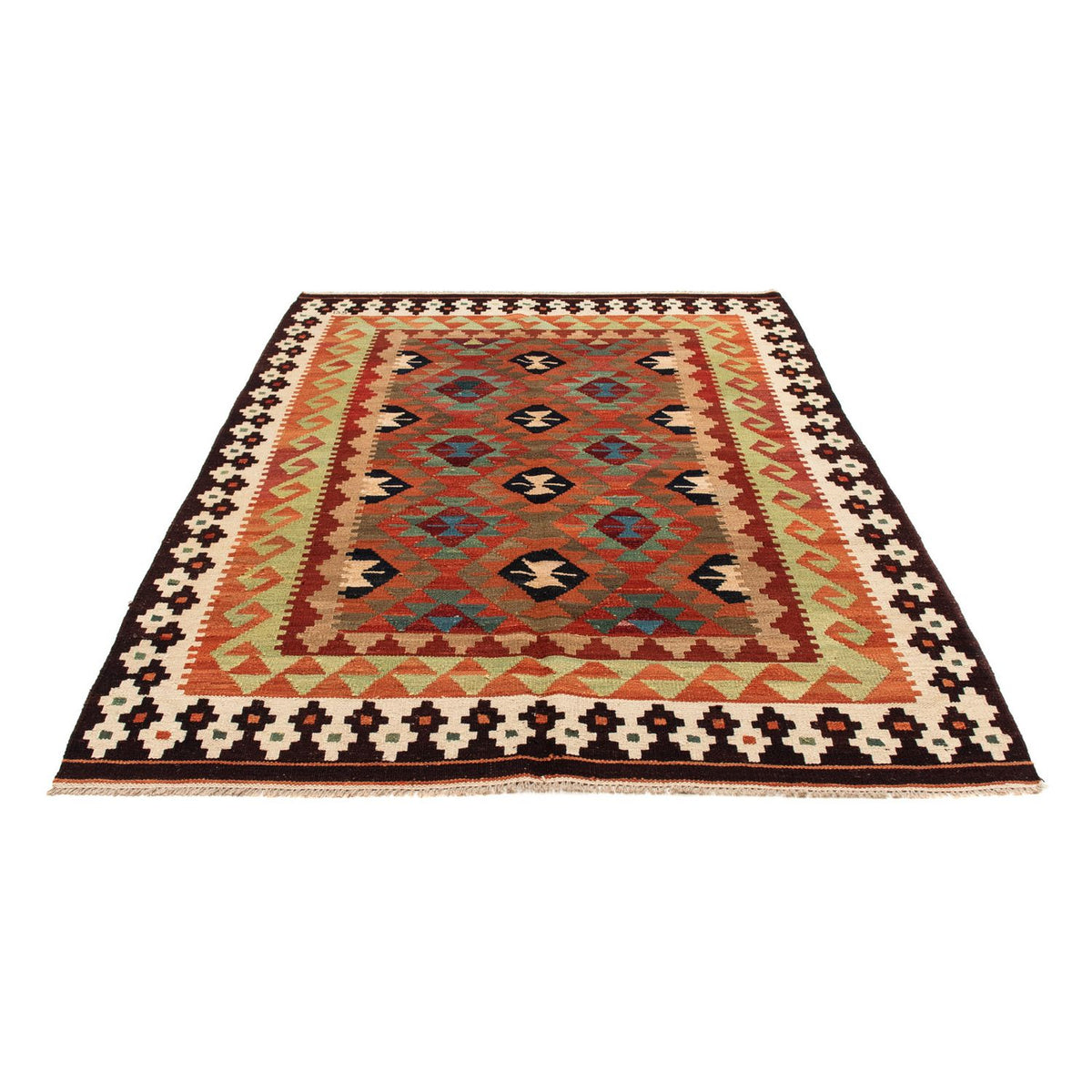 Dywan Kelim - Splash - 211 x 154 cm - wielokolorowy