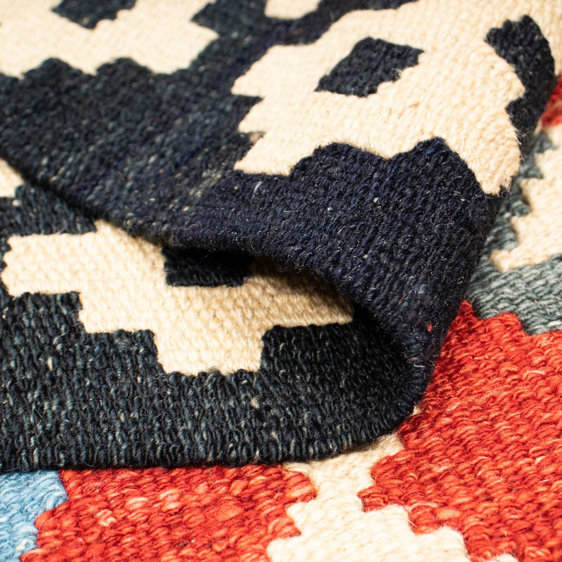 Dywan Kelim - Splash - 199 x 163 cm - wielokolorowy