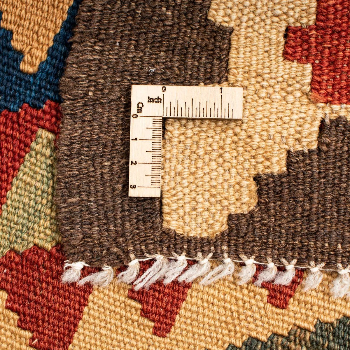 Dywan Kelim - Splash - 193 x 158 cm - wielokolorowy