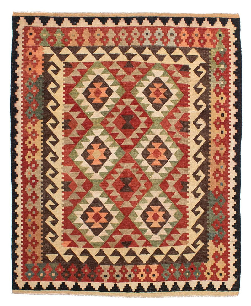 Dywan Kelim - Splash - 183 x 155 cm - wielokolorowy