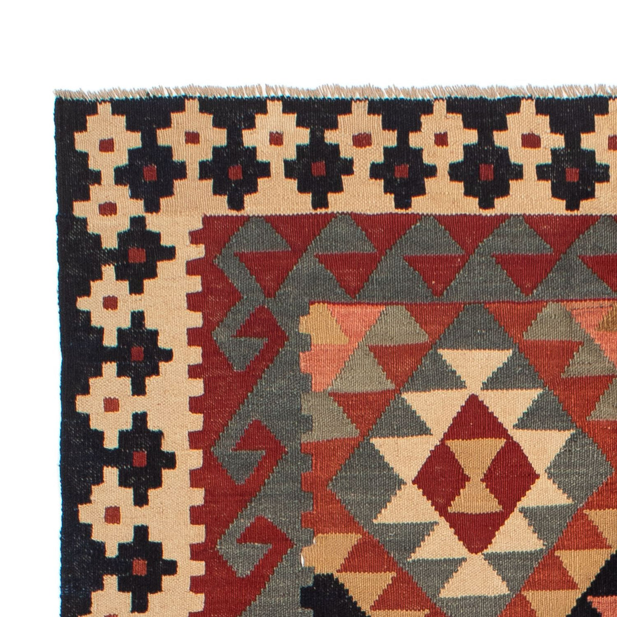 Dywan Kelim - Splash - 207 x 146 cm - wielokolorowy