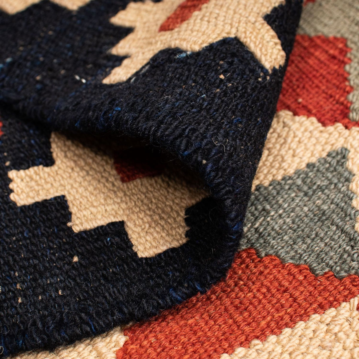 Dywan Kelim - Splash - 207 x 146 cm - wielokolorowy