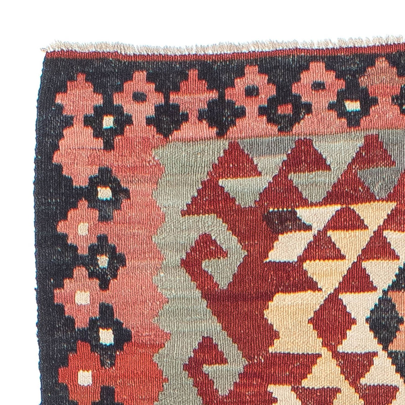 Biegacz Dywan Kelim - Splash - 285 x 87 cm - jasna czerwień