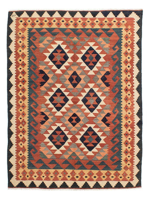 Dywan Kelim - Splash - 205 x 158 cm - wielokolorowy