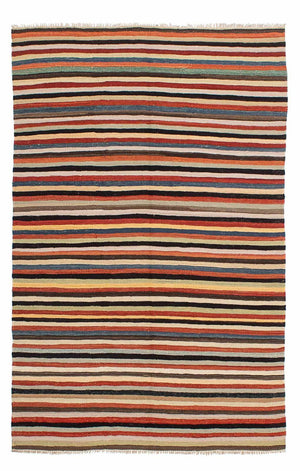 Dywan Kelim - Orientalny - 210 x 138 cm - wielokolorowy