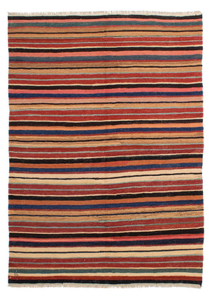 Dywan Kelim - Splash - 204 x 145 cm - wielokolorowy