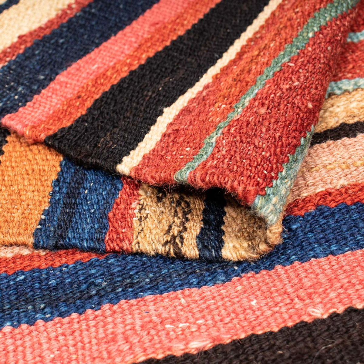 Dywan Kelim - Splash - 204 x 145 cm - wielokolorowy