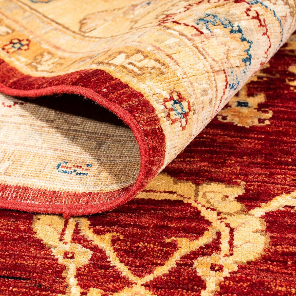 Dywan Zieglera - 218 x 169 cm - ciemnoniebieski