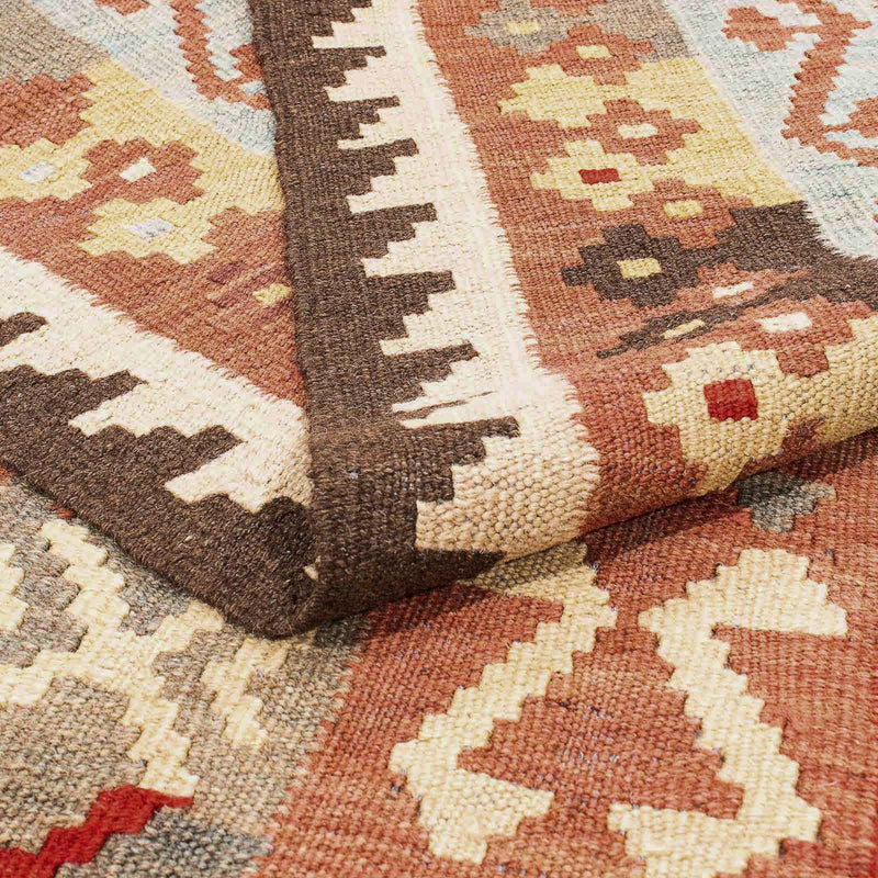 Dywan Kelim - Splash - 292 x 193 cm - wielokolorowy