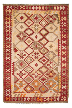 Dywan Kelim - Splash - 290 x 193 cm - beżowy