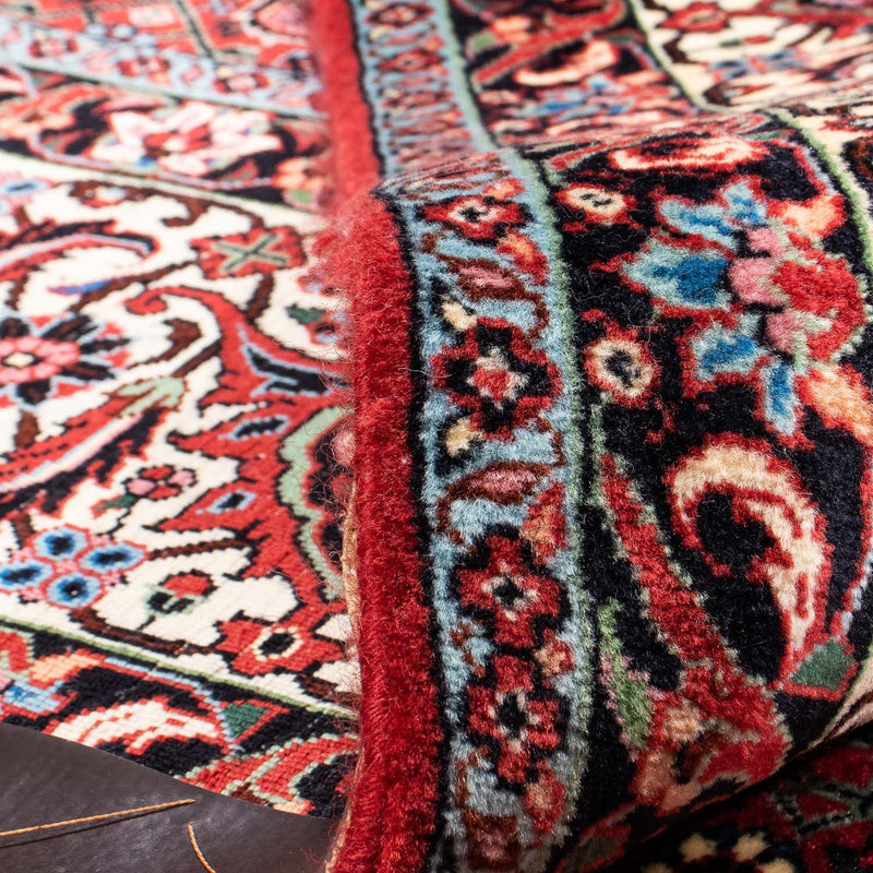 Dywan perski - Bijar - 300 x 253 cm - ciemna czerwień