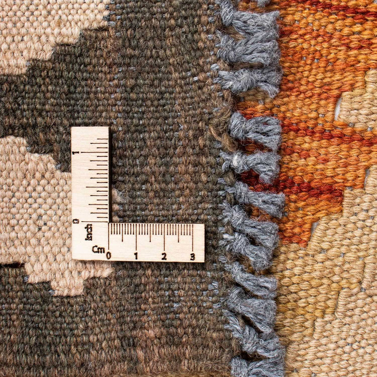 Dywan Kelim - Orientalny - 194 x 147 cm - jasna czerwień