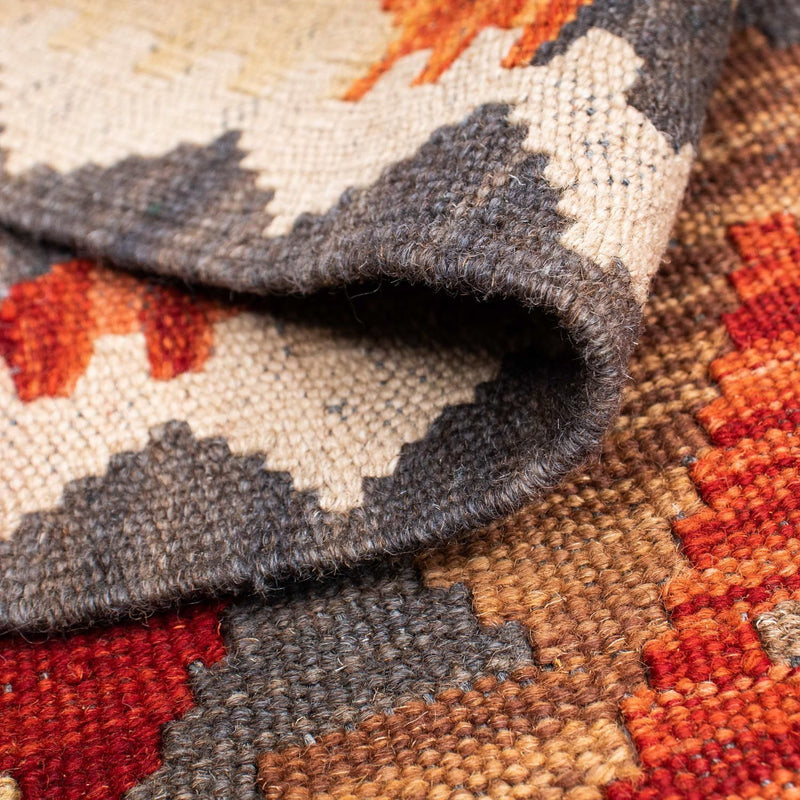 Biegacz Dywan Kelim - Orientalny - 191 x 80 cm - szary