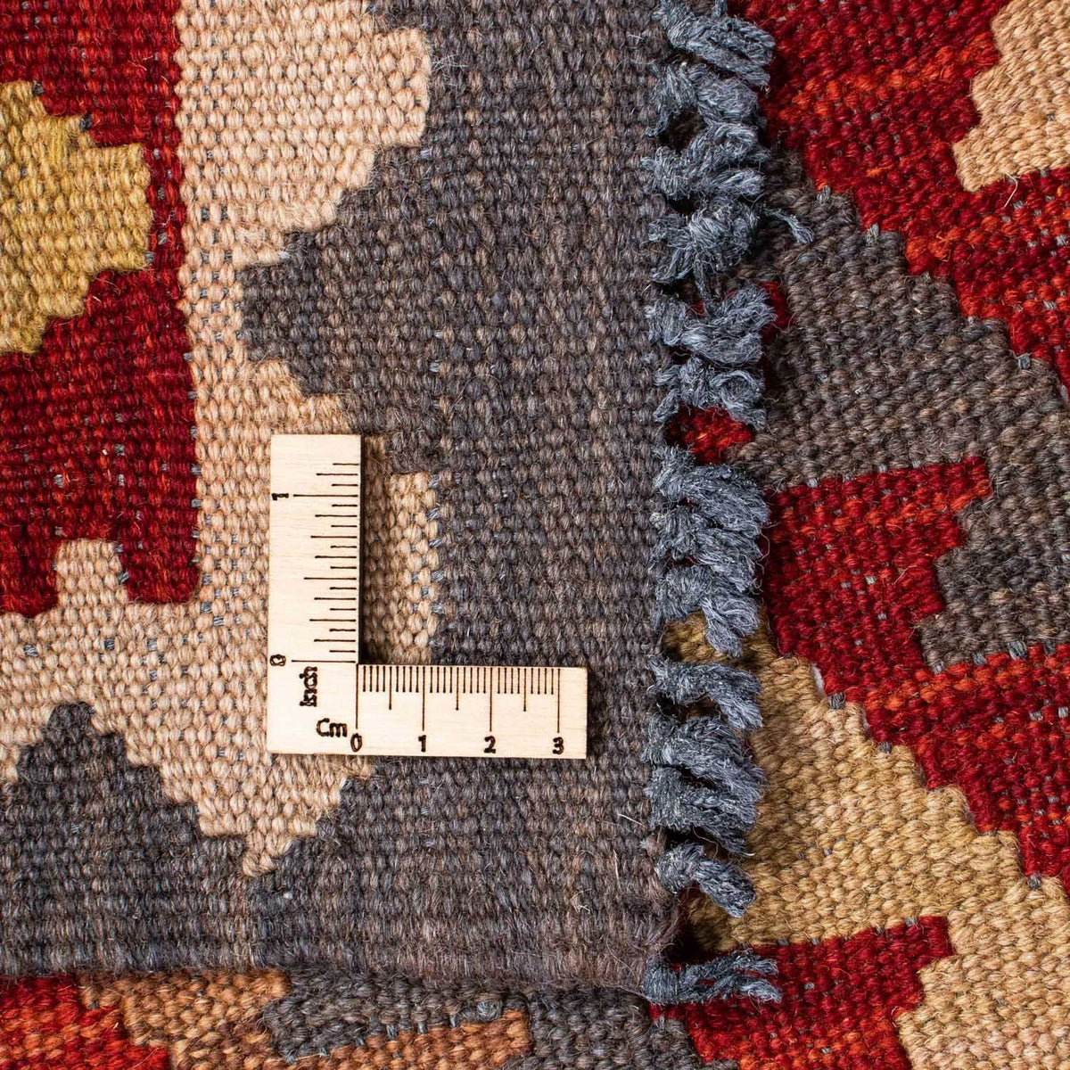 Biegacz Dywan Kelim - Orientalny - 191 x 80 cm - szary