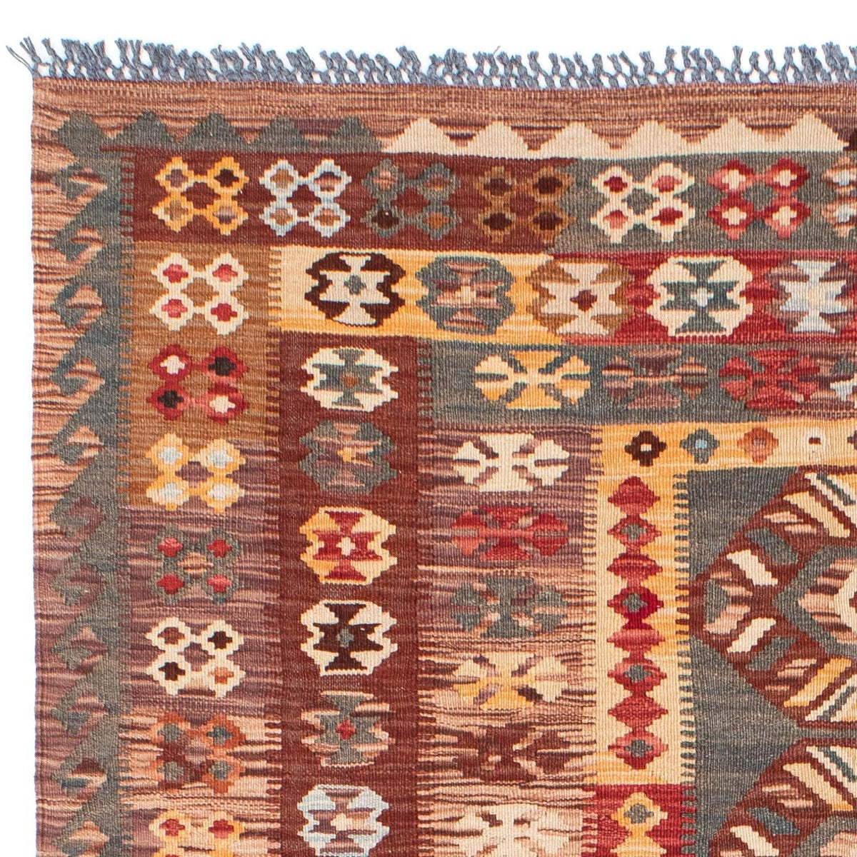 Dywan Kelim - Orientalny - 195 x 145 cm - wielokolorowy