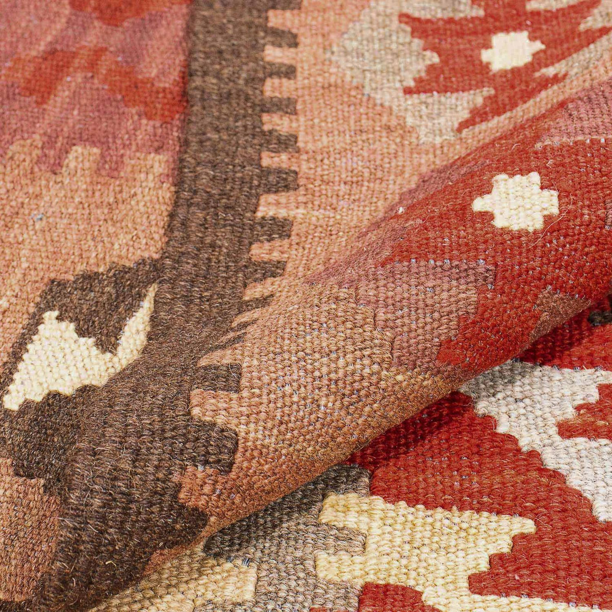 Dywan Kelim - Splash - 304 x 199 cm - wielokolorowy