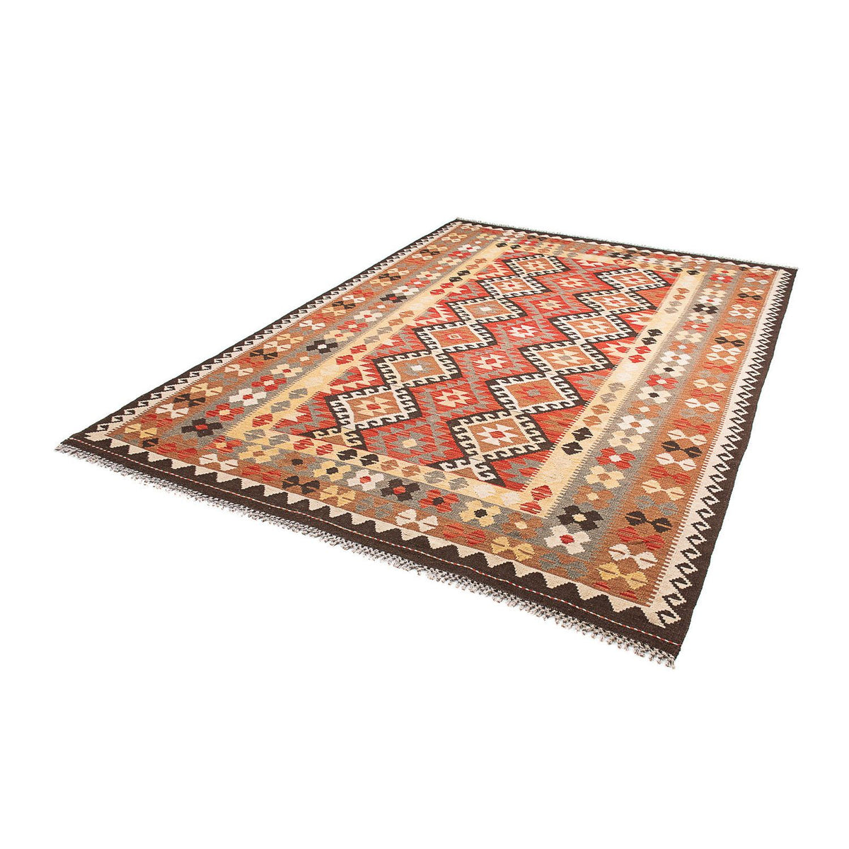 Dywan Kelim - Splash - 293 x 200 cm - wielokolorowy