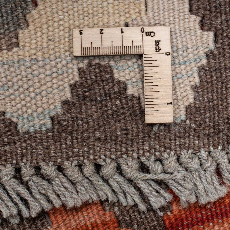 Biegacz Dywan Kelim - Splash - 310 x 97 cm - rdza