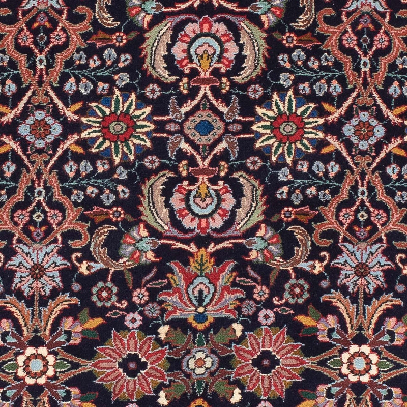 Biegacz Dywan perski - Bijar - 210 x 74 cm - ciemnoniebieski