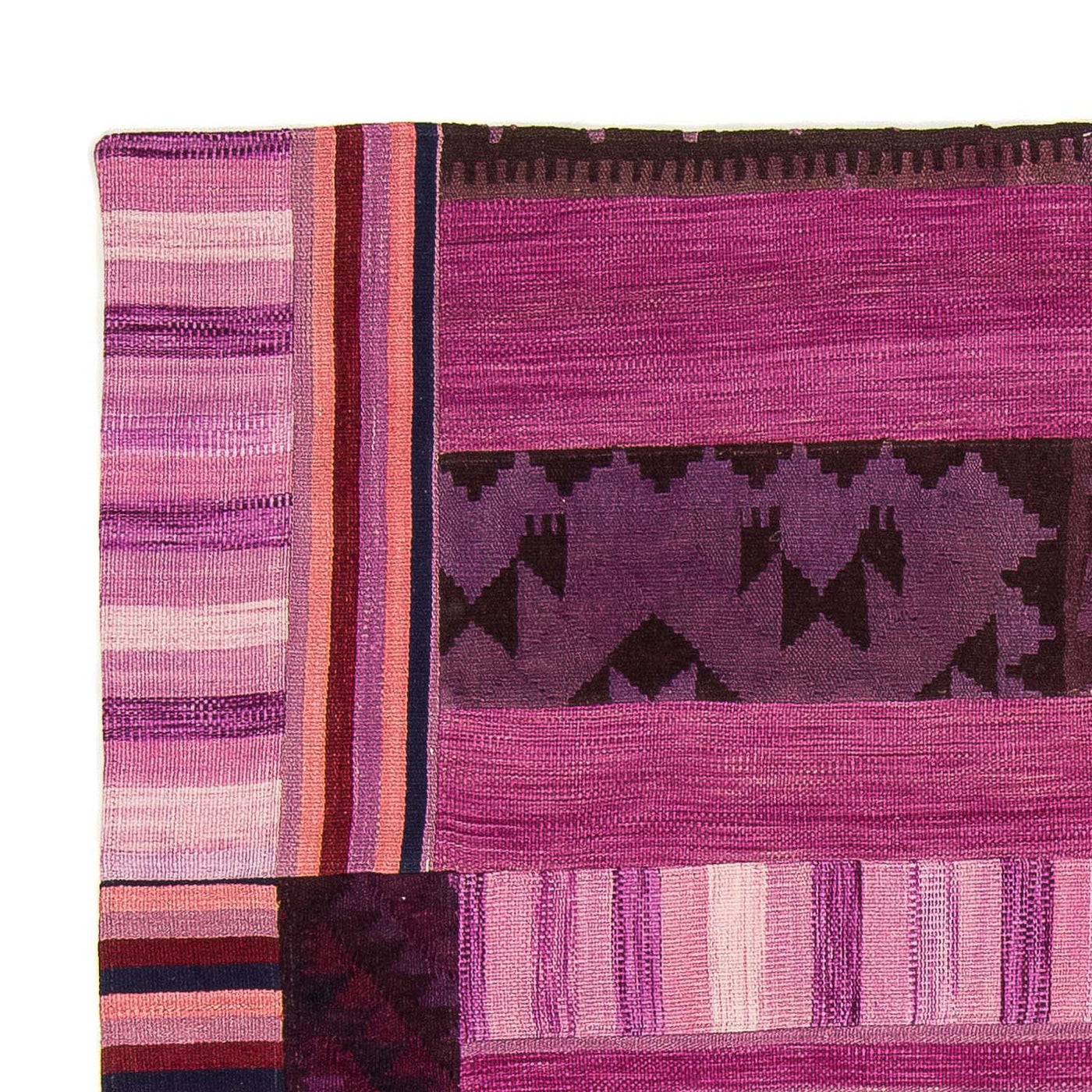 Dywan patchworkowy 298x155cm - Dywan wełniany
