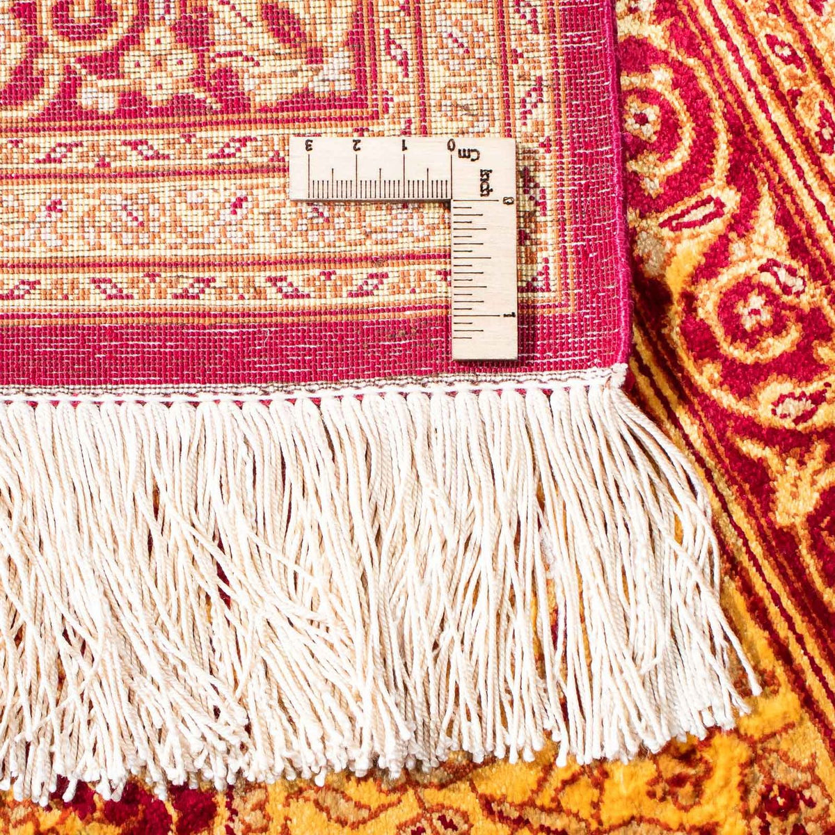 Dywan perski - Ghom - 147 x 102 cm - ciemna czerwień