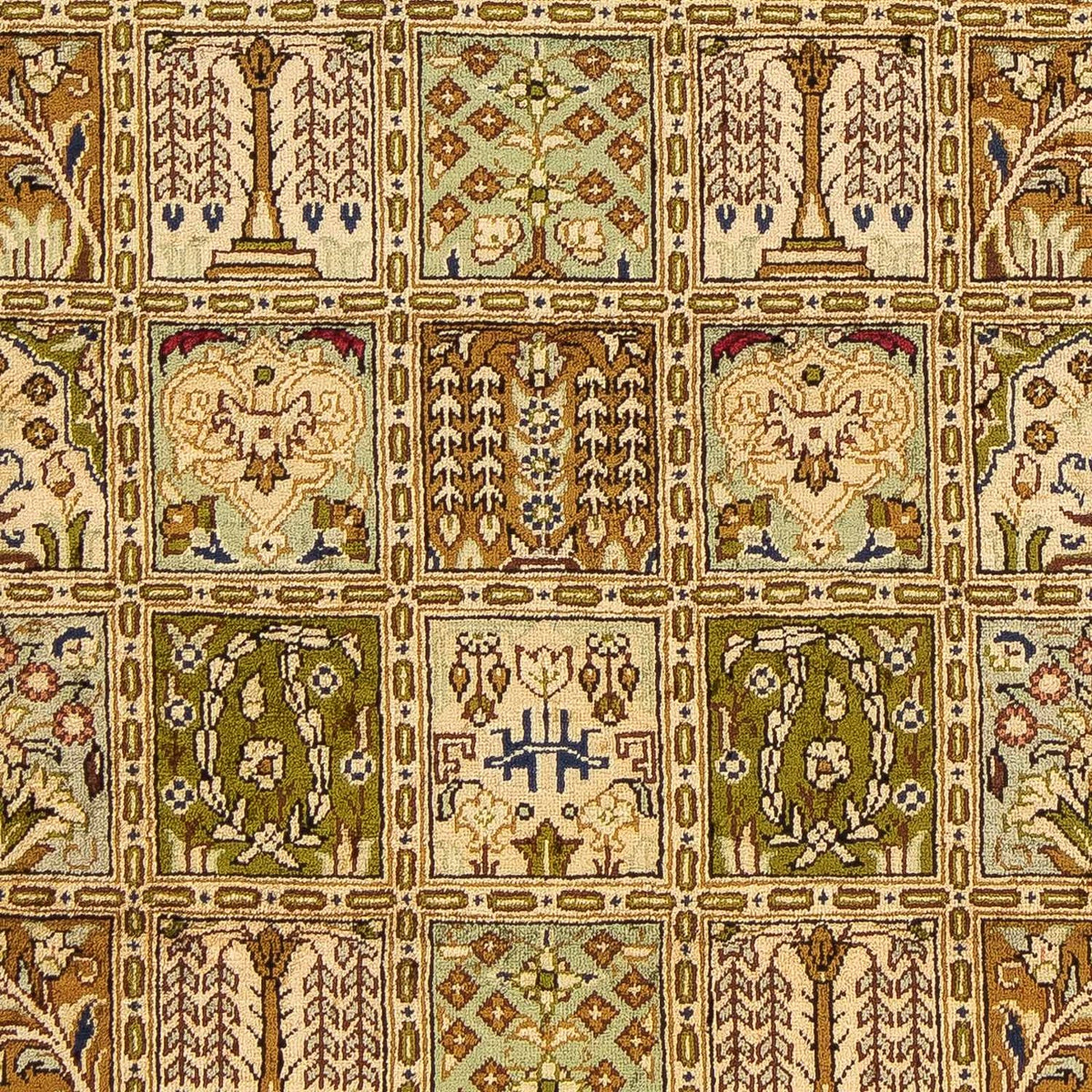 Dywan perski - Ghom - 77 x 56 cm - wielokolorowy