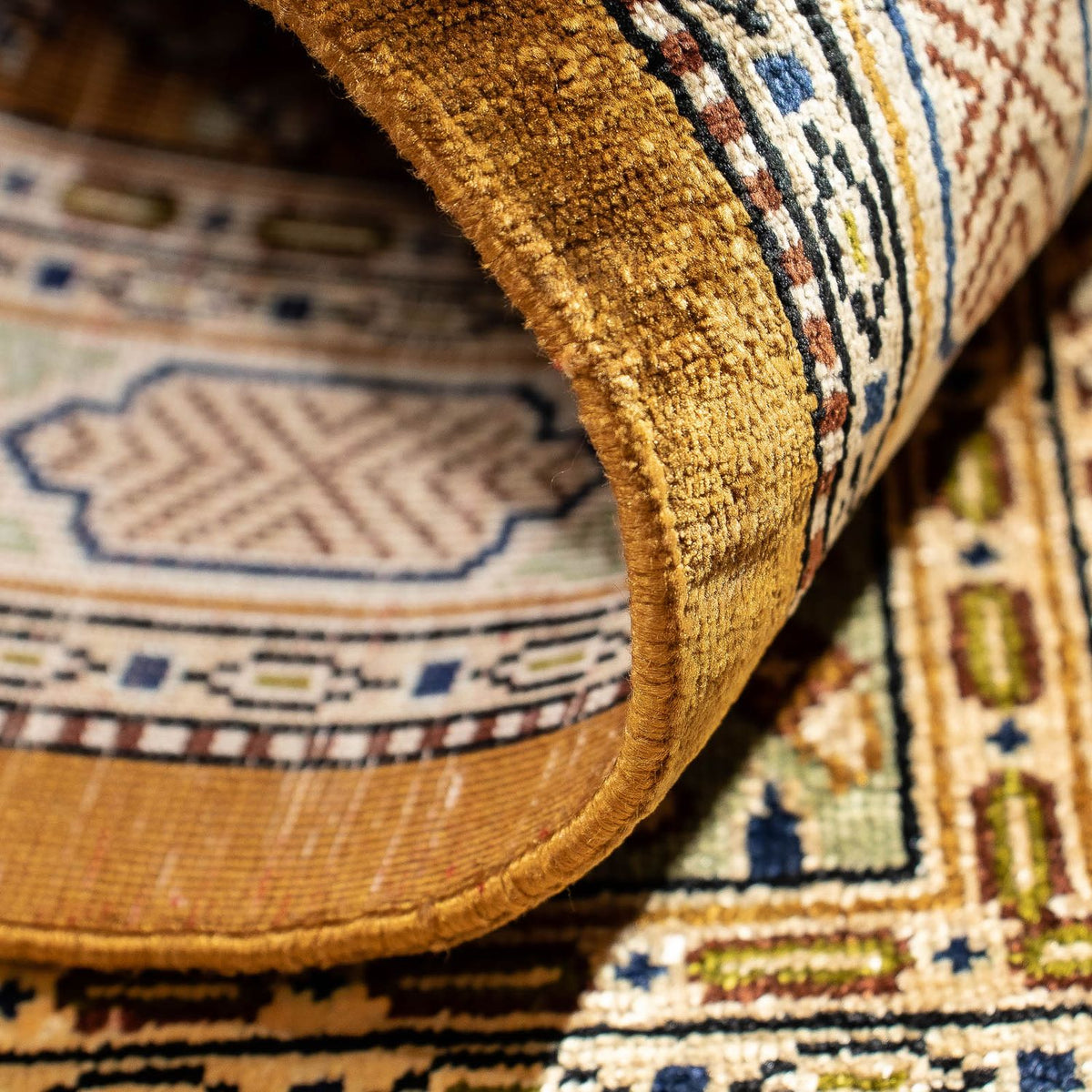 Dywan perski - Ghom - 77 x 56 cm - wielokolorowy