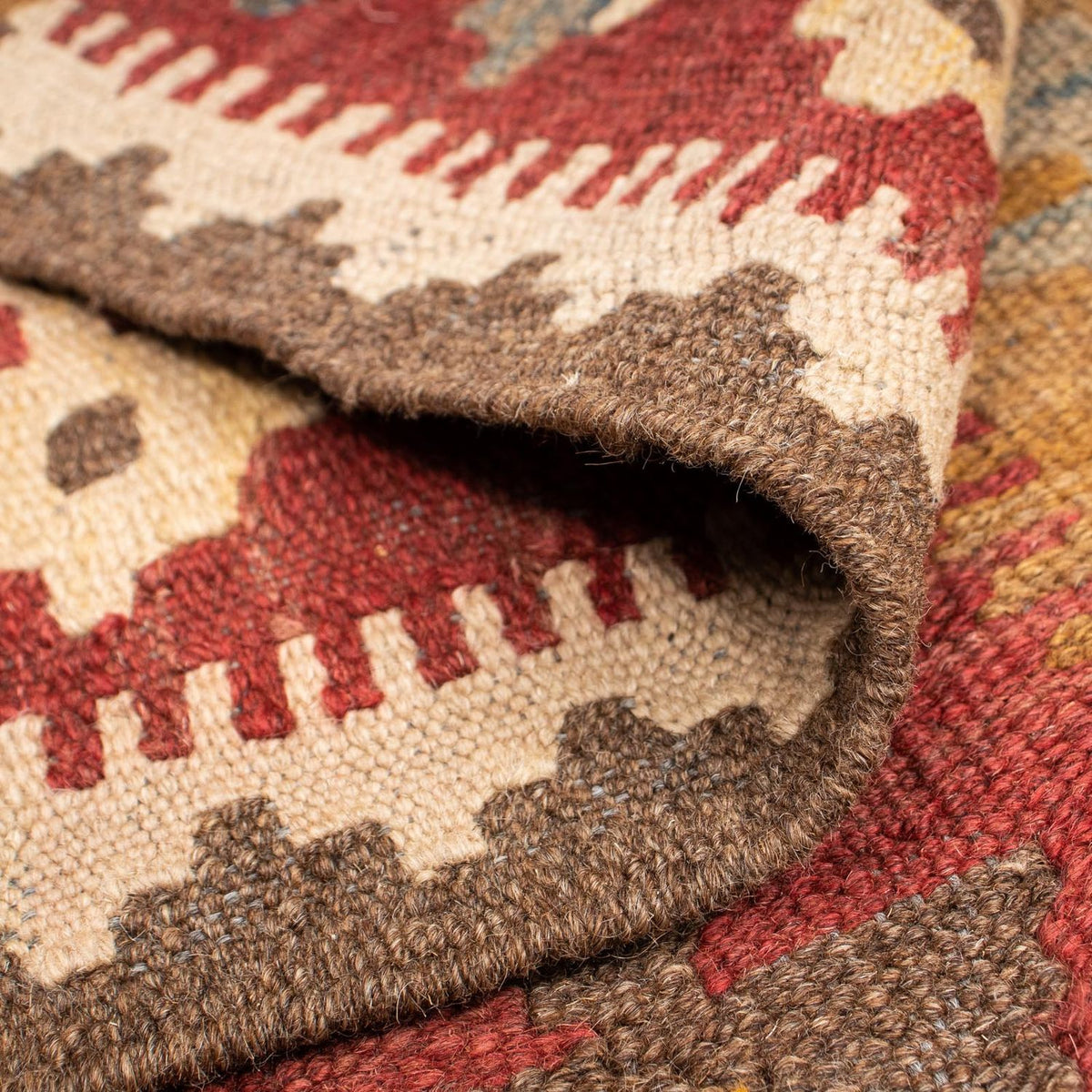 Dywan Kelim - Splash - 201 x 153 cm - wielokolorowy