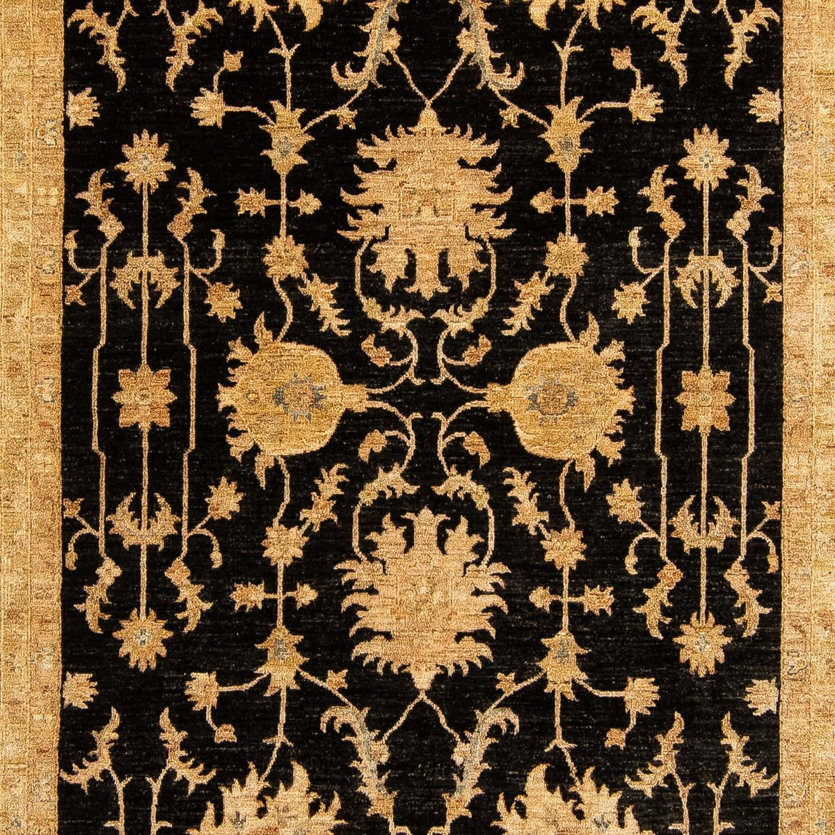 Dywan Zieglera - 408 x 202 cm - ciemnoniebieski