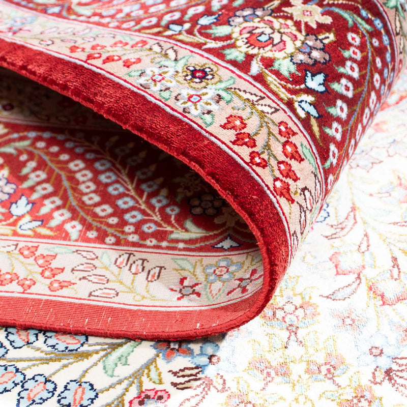 Dywan perski - Ghom - 158 x 103 cm - beżowy