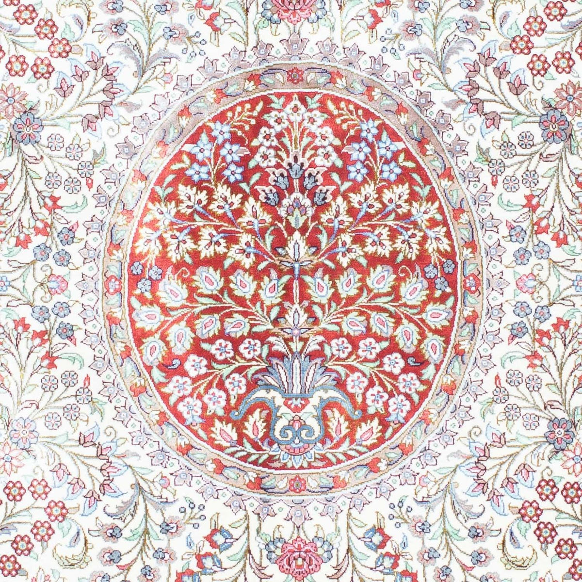 Dywan perski - Ghom - 159 x 102 cm - czerwony