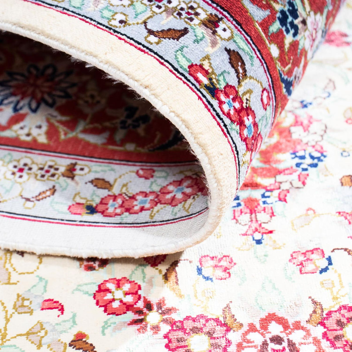 Dywan perski - Ghom - 155 x 102 cm - beżowy