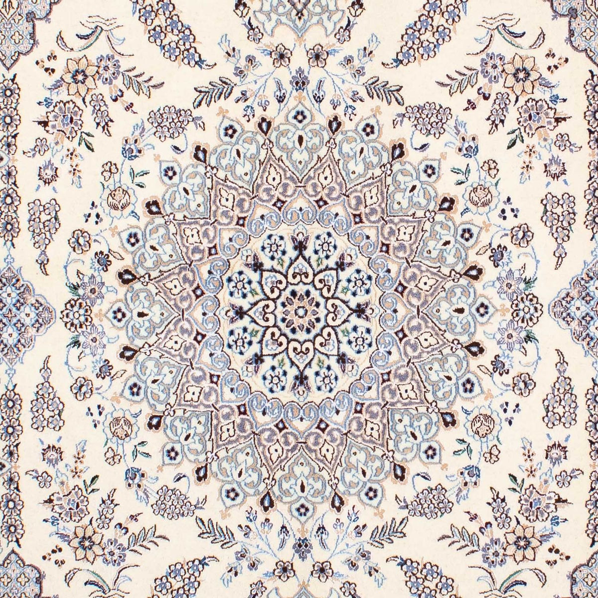 Dywan perski - Nain - Premium - 250 x 155 cm - beżowy