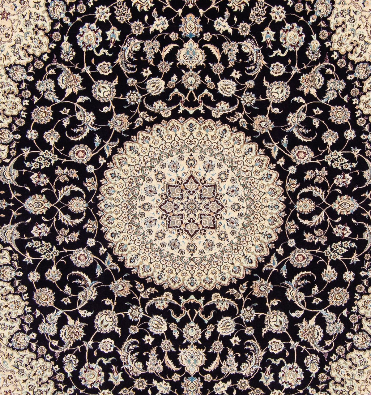 Dywan perski - Nain - Premium - 250 x 206 cm - beżowy