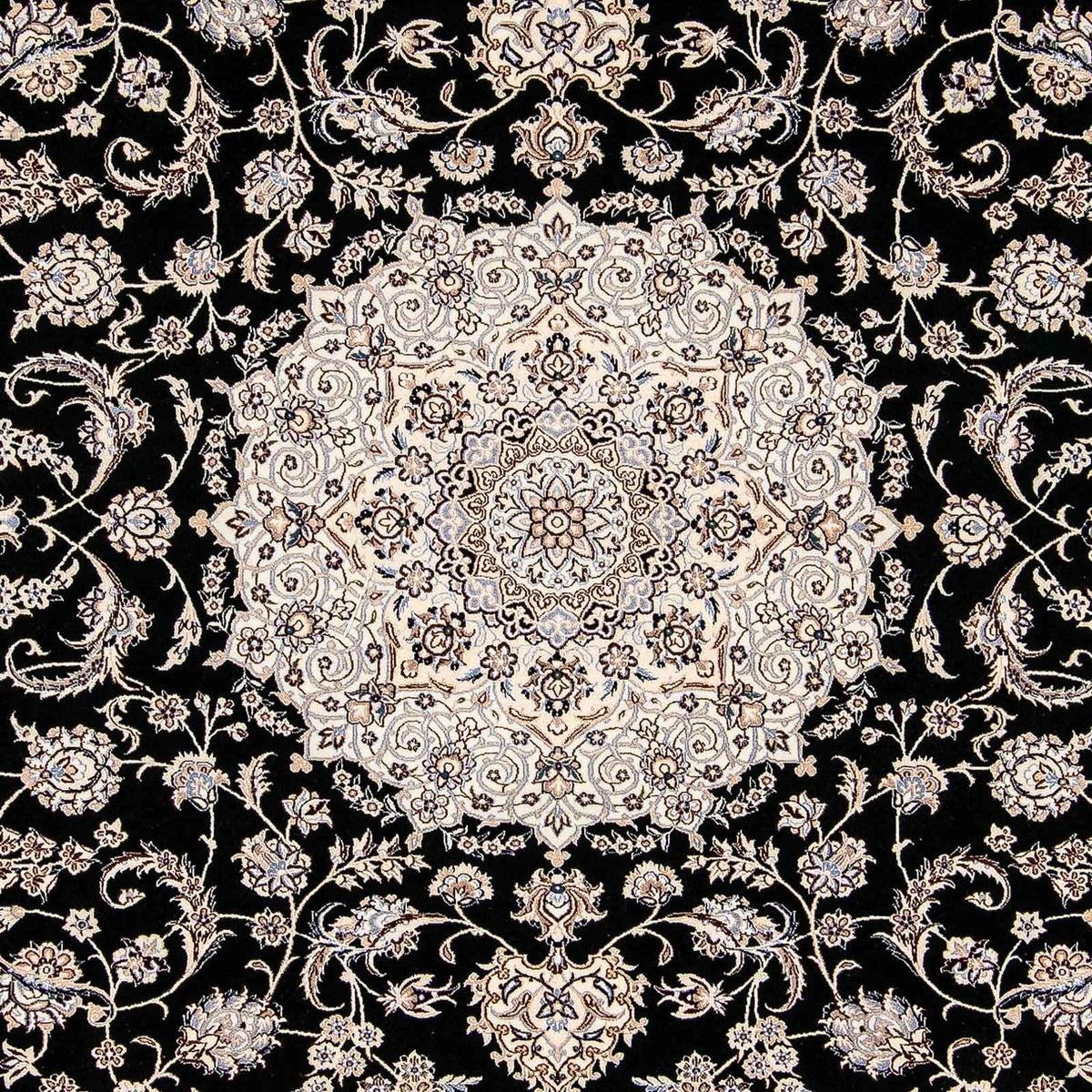 Dywan perski - Nain - Premium - 304 x 215 cm - ciemnoniebieski