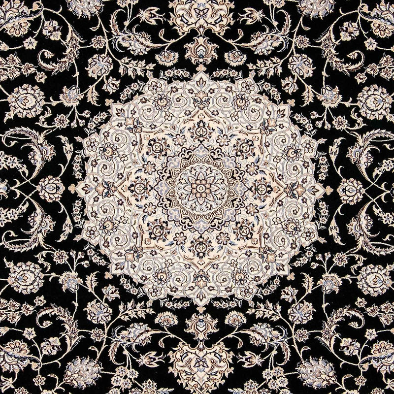 Dywan perski - Nain - Premium - 304 x 215 cm - ciemnoniebieski