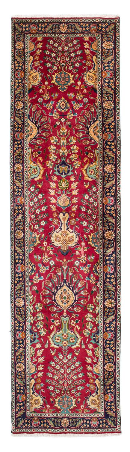 Biegacz Dywan perski - Tabriz - 400 x 105 cm - czerwony