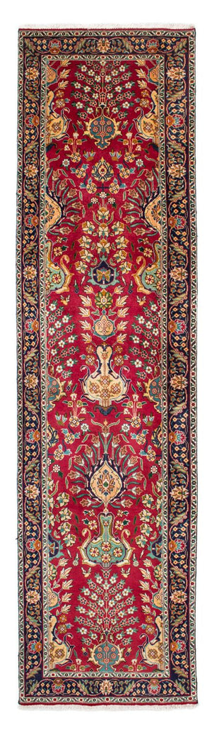 Biegacz Dywan perski - Tabriz - 400 x 105 cm - czerwony