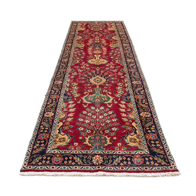 Biegacz Dywan perski - Tabriz - 400 x 105 cm - czerwony