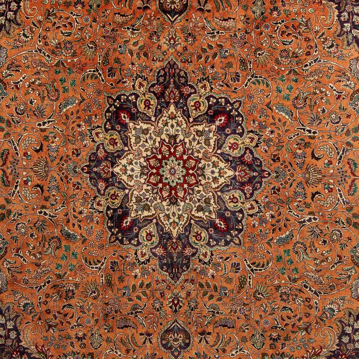 Dywan perski - Tabriz - 405 x 308 cm - rdza