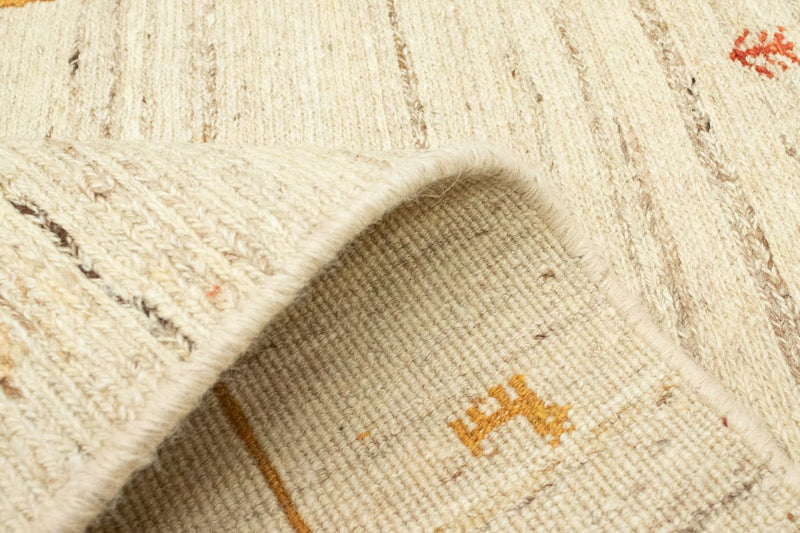 Dywan Gabbeh - perski - 143 x 97 cm - beżowy