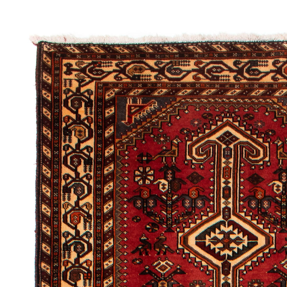 Biegacz Perski dywan - Nomadyczny - 393 x 115 cm - jasna czerwień