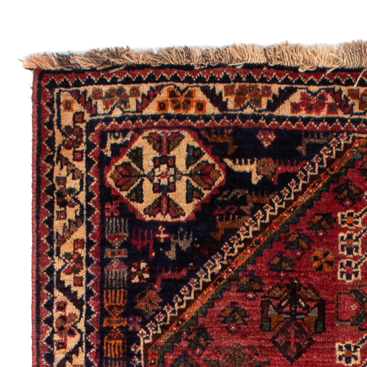 Perski dywan - Nomadyczny - 155 x 103 cm - ciemna czerwień